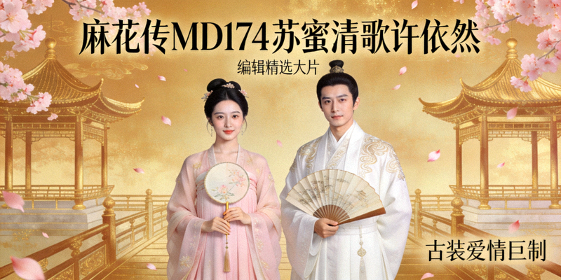 编辑精选大片《麻花传MD174苏蜜清歌许依然》横版海报，古装爱情剧