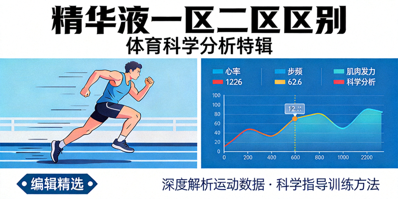 编辑精选体育节目《精华液一区二区区别》横版海报，体育科学分析
